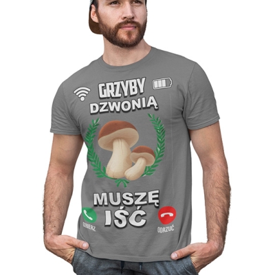 KOSZULKA grzybowa GRZYBY DZWNIĄ